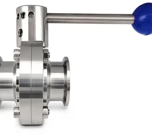 Затвор дисковый нержавеющий Clamp,EPDM,AISI304 (CF8), DN15 - DN100, PN8, V.102.CL